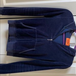 Juicy Couture velour hoodie jacket